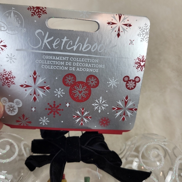 Disney Jack Skellington Mickey Icon Glass Dome Ornament Nightmare Christ… - Picture 5 of 9